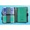 ROLEX Pristine Rare & collectible Bridge Scoring Card & Pen Green Set Leather Cased