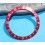 TRES RARE ROLEX FAT FONT INSERT ROUGE GRADUE DE LUNETTE MONTRES GMT MASTER II 16700, 16710, 16760 FAT LADY