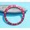 TRES RARE ROLEX FAT FONT INSERT ROUGE GRADUE DE LUNETTE MONTRES GMT MASTER II 16700, 16710, 16760 FAT LADY