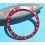 TRES RARE ROLEX FAT FONT INSERT ROUGE GRADUE DE LUNETTE MONTRES GMT MASTER II 16700, 16710, 16760 FAT LADY