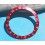 TRES RARE ROLEX FAT FONT INSERT ROUGE GRADUE DE LUNETTE MONTRES GMT MASTER II 16700, 16710, 16760 FAT LADY