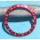TRES RARE ROLEX FAT FONT INSERT ROUGE GRADUE DE LUNETTE MONTRES GMT MASTER II 16700, 16710, 16760 FAT LADY
