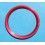 TRES RARE ROLEX FAT FONT INSERT ROUGE GRADUE DE LUNETTE MONTRES GMT MASTER II 16700, 16710, 16760 FAT LADY