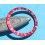 TRES RARE ROLEX FAT FONT INSERT ROUGE GRADUE DE LUNETTE MONTRES GMT MASTER II 16700, 16710, 16760 FAT LADY