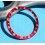 TUDOR INSERT DE LUNETTE ROUGE METAL TAILLE MEDIUM MONTRES REF 75090, 75190 Ø34mm