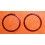 TUDOR 2 Red Fire Color Chronograph Date 79260, 79280 Tiger watch bezel insert tachymeter part
