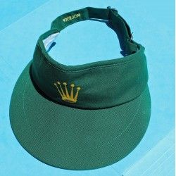 ★★ RARE CASQUETTE VISIÈRE ROLEX VERTE AUTHENTIQUE & NEUVE ★★