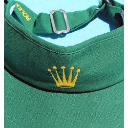 ★★ RARE CASQUETTE VISIÈRE ROLEX VERTE AUTHENTIQUE & NEUVE ★★