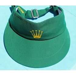 ★★ RARE CASQUETTE VISIÈRE ROLEX VERTE AUTHENTIQUE & NEUVE ★★