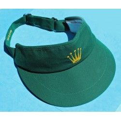 ★★ RARE CASQUETTE VISIÈRE ROLEX VERTE AUTHENTIQUE & NEUVE ★★