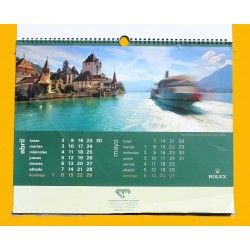 Vintage Rolex Calendar Card watch boxset 1999, 2000, mint condition