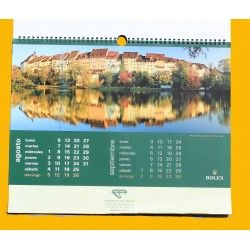 Vintage Rolex Calendar Card watch boxset 1999, 2000, mint condition