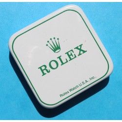 Rolex vintage Mini boite Rolex USA blanche et verte accessoires montres cadrans,aiguilles,liens,fermoirs,couronnes