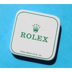 Rolex vintage Mini boite Rolex USA blanche et verte accessoires montres cadrans,aiguilles,liens,fermoirs,couronnes