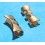 Rolex 2x fixages "29" 17mm, embouts, endlinks, fixations bracelet jubilée or 18 carats montres