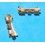 Rolex Rare both Gold 18Kt Endlinks, end parts 17mm Registered "29" jubilee Rolex bracelet
