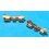 Rolex Rare both Gold 18Kt Endlinks, end parts 17mm Registered "29" jubilee Rolex bracelet
