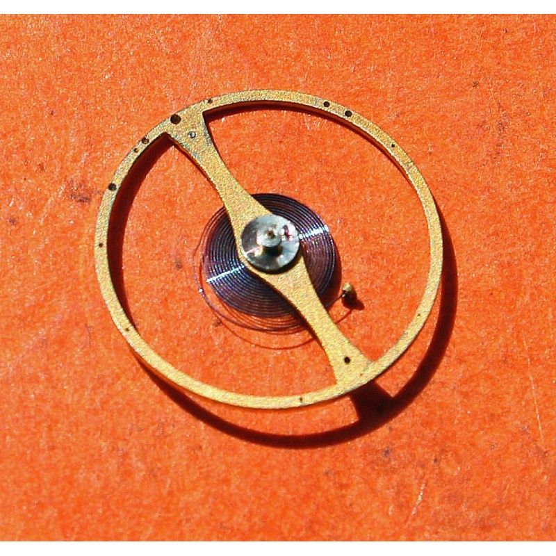 Rolex Spare FACTORY ref 8055 Balance with flat hairspring, regulated fits on cal 1520