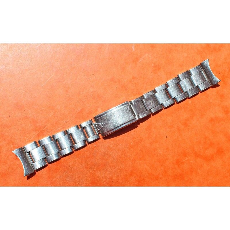 ★Rolex 1968 Vintage Big Logo Rivets 20mm Bracelet 7206, 80 Submariner, GMT, 6542, 6538, 6536, 5510, 5508, 5512, 5513, 1680★