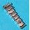 1 x PARTIE ROLEX BRACELET RIVETS EXTENSIBLE 20mm SUBMARINER GMT MASTER MAILLONS 5512, 5513, 1680, 1655, 1675, 1019