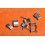 MAILLONS RIVETS ACIER A RESTAURER MONTRES ROLEX BRACELET 7206, 20mm SUBMARINER 6538, 6536, 5508, 5512, 5513, 1680