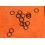 GENUINES NOS ROLEX BLACK Flat Crown Gaskets watches ref 600/0
