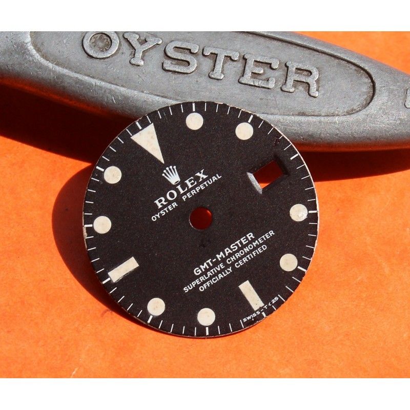 Original Vintage 1675 Tritium Rolex Oyster Perpetual GMT Master "Matte" Dial watch Cal 1565, 1575