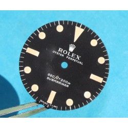 Rolex Genuine 5513 Submariner mat vintage Tritium Watch Dial 2 LINE Feet first Cal 1520, 1530