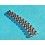 Rolex Ladies partial links spares 6251D 13mm Rolex Jubilee bracelet watch Perpetual, datejust Oyster Watch Band folded links