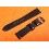 ??? BRACELET MONTRES COW BOY HORWEEN SHELL CUIR CORDOVAN ULTRA FIN 20mm COULEUR NOIRE ???