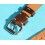 ★☆Handcrafted Genuine Cow boy watches strap Horween Shell Cordovan Leather Watch Band Bracelet Dark Brown 20mm★☆ 