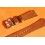 ★☆Handcrafted Genuine Cow boy watches strap Horween Shell Cordovan Leather Watch Band Bracelet chestnut color 20mm★☆ 