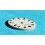 ROLEX WHITE DIAL & ROMANS NUMBERS LADIES OYSTER PERPETUAL DATE WATCH 69173, 69163, 69178 DIAL Ø20mm
