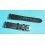 ??? BRACELET MONTRES COW BOY HORWEEN SHELL CUIR CORDOVAN ULTRA FIN 20mm COULEUR NOIRE ???