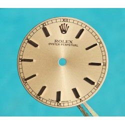 ROLEX BEIGE COLOR DIAL LADIES OYSTER PERPETUAL DATE WATCH 69173, 69163, 69178, 79173 DIAL Ø20mm