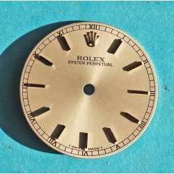 ROLEX BEIGE COLOR DIAL LADIES OYSTER PERPETUAL DATE WATCH 69173, 69163, 69178, 79173 DIAL Ø20mm