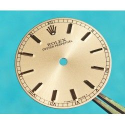 ROLEX BEIGE COLOR DIAL LADIES OYSTER PERPETUAL DATE WATCH 69173, 69163, 69178, 79173 DIAL Ø20mm