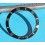 ROLEX INSERT LUNETTE NOIRE MONTRES SUBMARINER DATE 16613, 16618, 16803, 16808 PERLE TRITIUM