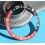 ROLEX Fat Font BEZEL watch Insert GMT Master II 16710, 16700, 16760 Sophia Loren, Fat Lady OEM Original FADED