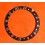 ROLEX VINTAGE FAT FONT INSERT NOIR GRADUE DE LUNETTE MONTRES GMT MASTER II 16700, 16710, 16760 FAT LADY