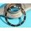 ROLEX INSERT LUNETTE NOIRE MONTRES SUBMARINER DATE 16613, 16618, 16803, 16808 PERLE LUMINOVA