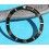 ROLEX INSERT LUNETTE NOIRE MONTRES SUBMARINER DATE 16613, 16618, 16803, 16808 PERLE LUMINOVA