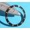 ROLEX INSERT LUNETTE NOIRE MONTRES SUBMARINER DATE 16613, 16618, 16803, 16808 PERLE LUMINOVA