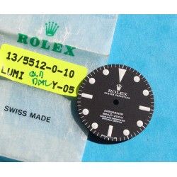 ROLEX 5512 FACTORY SUBMARINER RARE DIAL 4 LINES LUMINOVA MATTE FINISH ORIGINAL