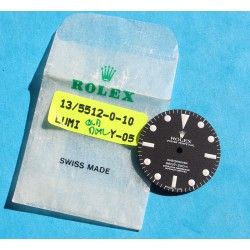 Cadran Rolex 5512 -4 lignes -Submariner mat vintage Luminova NEUF 