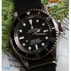 Cadran Rolex 5512 -4 lignes -Submariner mat vintage Luminova NEUF 