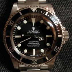 Cadran Rolex 5512 -4 lignes -Submariner mat vintage Luminova NEUF 