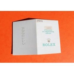 ROLEX 1992 VINTAGE PUNCHED PAPER CERTIFICAT WARRANTY 430 ROLEX OYSTER PERPETUAL WATCHES ALL MODEL, Ref 564.00.400.11.92