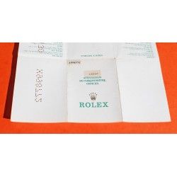 ROLEX 1992 VINTAGE PUNCHED PAPER CERTIFICAT WARRANTY 430 ROLEX OYSTER PERPETUAL WATCHES ALL MODEL, Ref 564.00.400.11.92