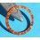 Rolex Brown 18k Gold Rolex GMT Master 2 Watch Bronze 16718, 16713 Watch Bezel Graduated 24H Insert Part